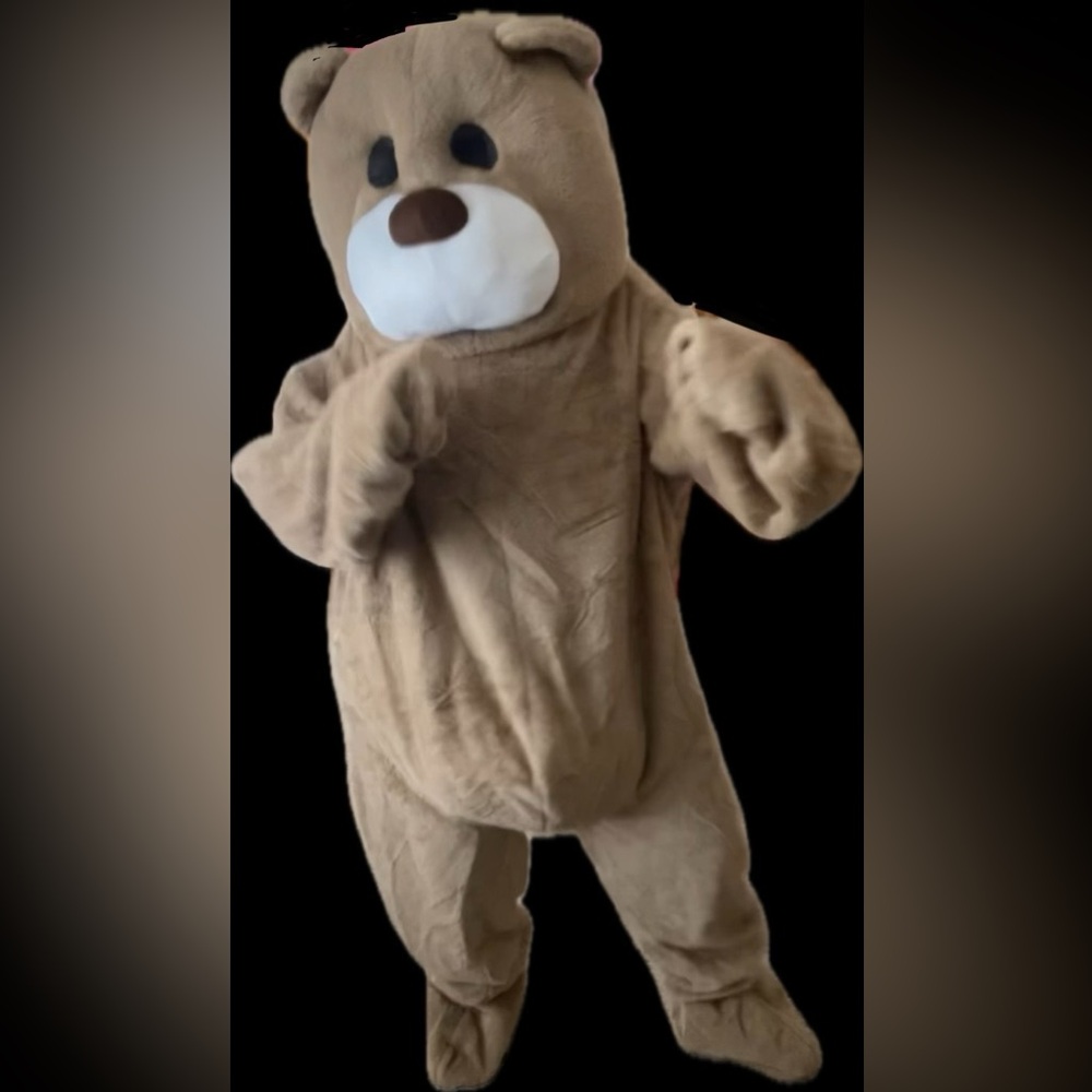 Plush Brown Bear Costume